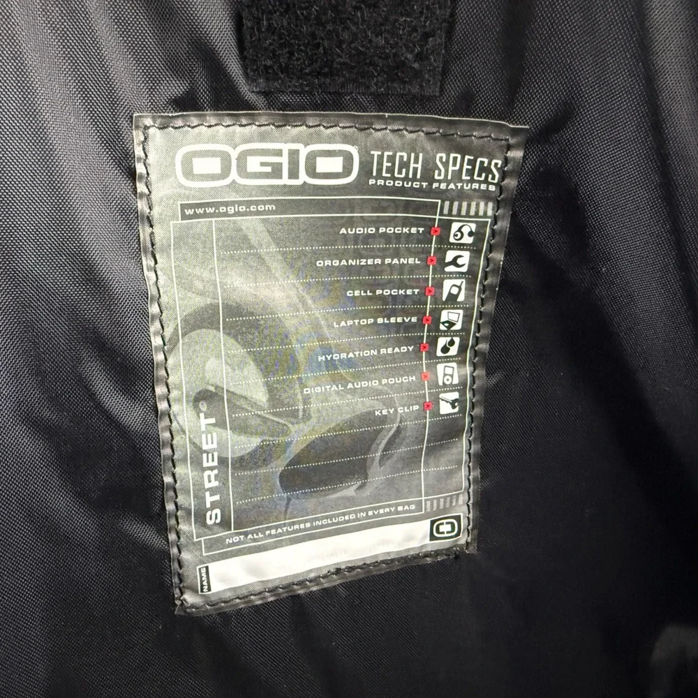 OGIO Street Laptop Messenger Bag Brown Pinstripe Tech Briefcase Shoulder NWOT
